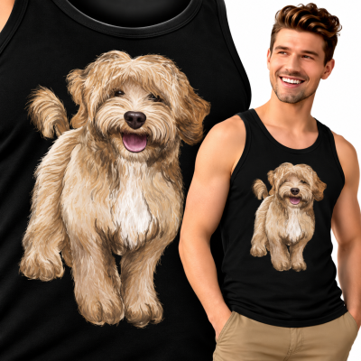 TANK TOP ZWIERZĘTA  CAVAPOO